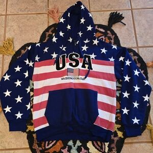 🔥🔥Y2K USA Flag Hoodie🔥🔥